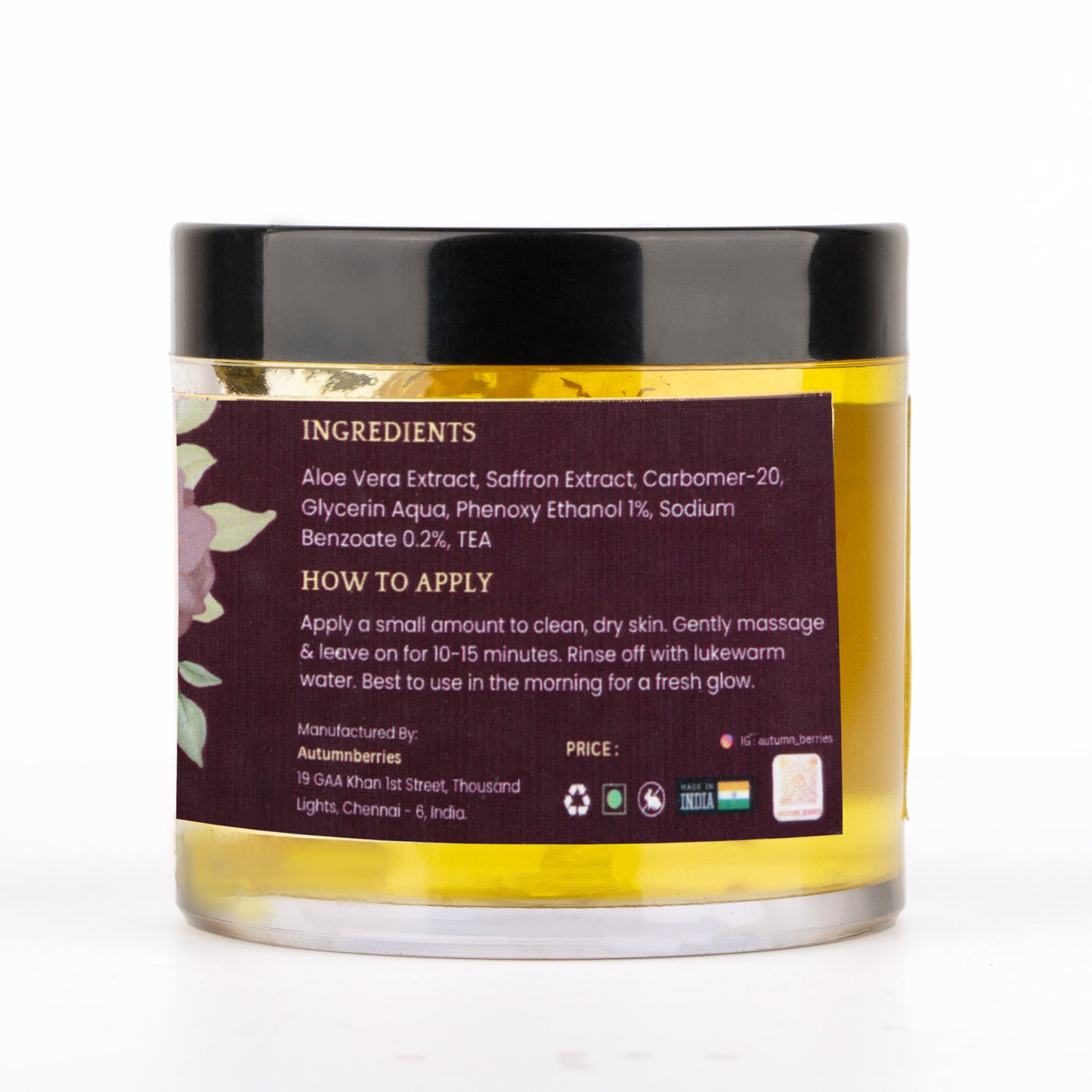 Aloe Vera Gel with Saffron